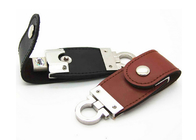 Cuoio nero USB di colore di marca 8G 3,0 di vita di manifestazione del rifornimento della fabbrica di USB con il logo ed il pacchetto su misura